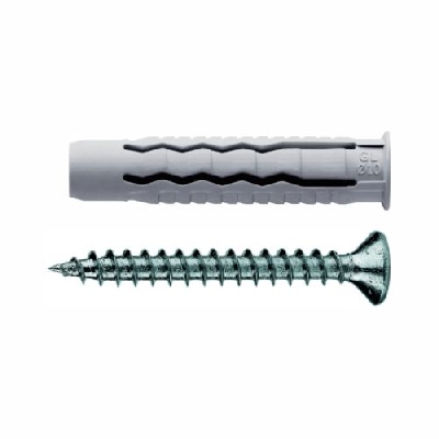 Tassello GL NYLON multiuso con vite mm 8x40 conf. 50 Pz G&B