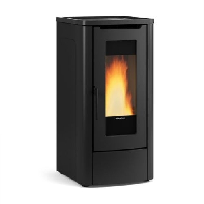 Stufa a pellet ventilata DAHIANA VFS nero La nordica Extraflame