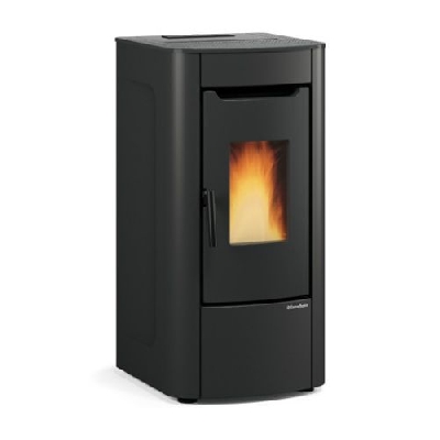 Stufa a pellet ventilata SABRY nero La nordica Extraflame