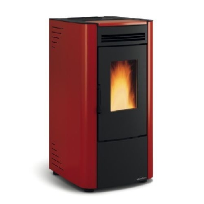 Stufa a pellet ventilata KETTY EVO 2.0 bordeaux La nordica Extraflame