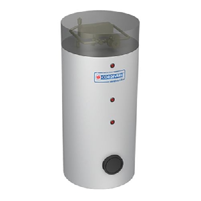 Bollitore Polywarm per pompe di calore per produzione di acqua calda sanitaria con integrazione solare BOLLY 2 PDC WB V003 Cordi