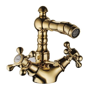 Gruppo per bidet monoforo con bocca girevole RETRO' COLOR PALAZZANI