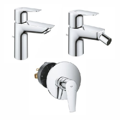 Set miscelatore taglia S lavabo + bidet  + doccia incasso BAUEDGE Grohe