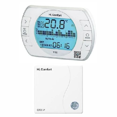 Controllo ambiente HI, COMFORT T100 CON WI-FI BOX Riello 20193354