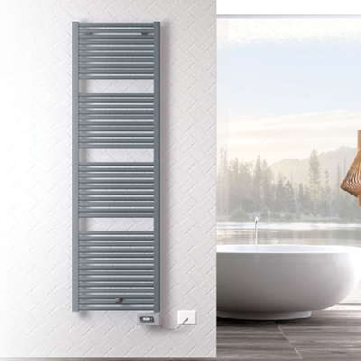 Termoarredo Scaldasalviette elettrico in acciaio verniciato bianco Cordivari CLAUDIA H 1195 - 500 Watt