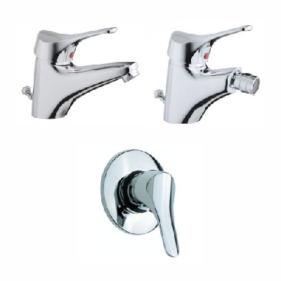 Set miscelatore lavabo + bidet + doccia incasso MITO 3 Cisal