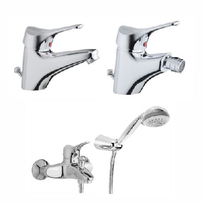 Set miscelatore lavabo + bidet + vasca MITO 3 Cisal
