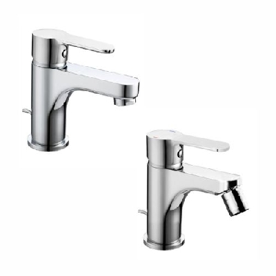 Set miscelatore lavabo + bidet TENDER Cisal