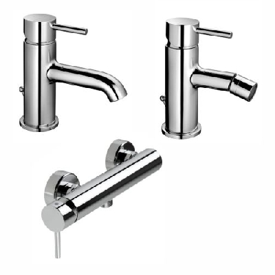 Set miscelatore lavabo + bidet + doccia esterno MIMO Palazzani