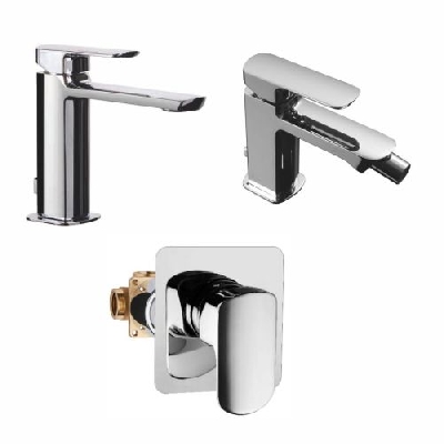 Set miscelatore lavabo + bidet + doccia incasso MIS Palazzani