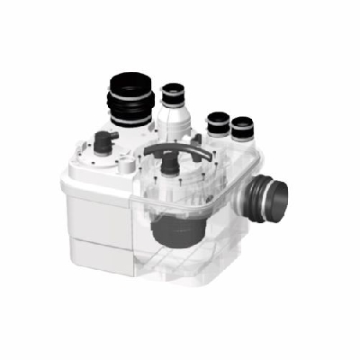 Stazione di sollevamento per uso singolo e collettivo per posa a pavimento SANICUB 1 WP SFA