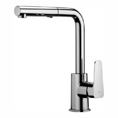 Miscelatore lavello 2 getti canna orientabile e doccetta estraibile SLY Paffoni SY285CR