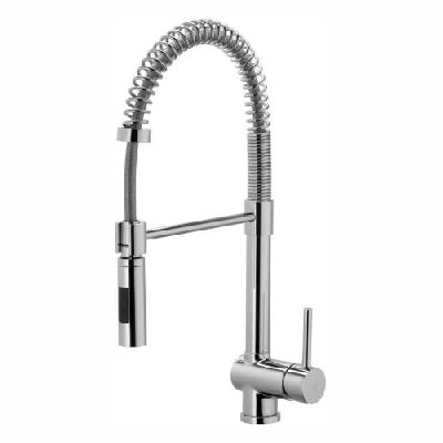 Miscelatore lavello canna orientabile con doccia minimal STICK Paffoni SK179CR