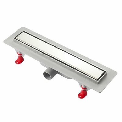 Canalina doccia con griglia a vista in acciaio inox NILO 400X CRSmart