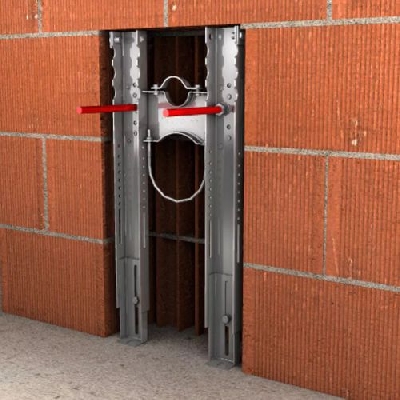 Fischer PREMIUM Staffa preassemblata per il fissaggio di WC sospesi con collari 42898