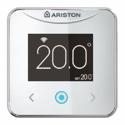 Termostato Wi-Fi Ariston CUBE S NET WHITE ad interfaccia touch