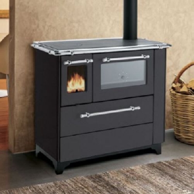 Royal Betty 3,5 New - Cucina a legna acciaio canna di fucile