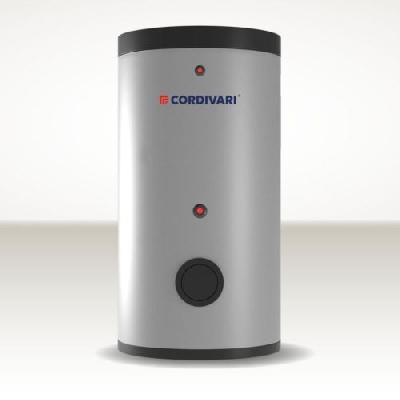 Bollitore per produzione di acqua calda sanitaria con 2 scambiatori fissi BOLLY 2 XL WB 300 Cordivari