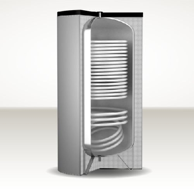 Bollitore per produzione di acqua calda sanitaria con 2 scambiatori fissi BOLLY 2 XL WB 300 Cordivari