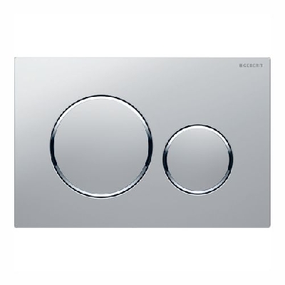 Geberit SIGMA20 Placca di comando con doppio pulsante Cromo Opaco 115.882.JQ.1