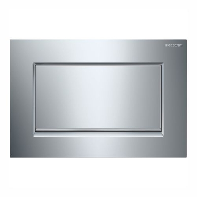 Geberit SIGMA30 Placca di comando con possibilità di interruzione Cromo lucido 115.893.KY.1