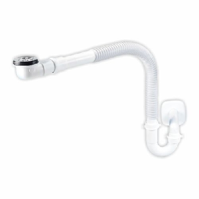 Lira Spazio 1 sifone salvaspazio per lavabo disabili con griglia non tappabile