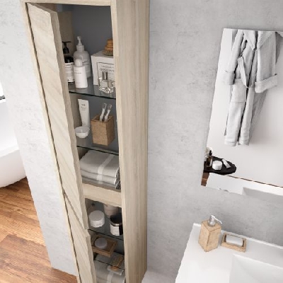Salgar NOJA Colonna bagno sospesa H 140 cm rovere caledonia