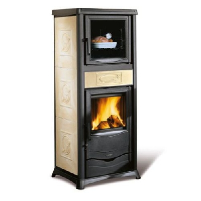 La nordica Extraflame Termostufa a legna TERMOROSSELLA PLUS FORNO dsa 4.0 liberty panna