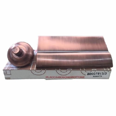 Pucci Placca con pulsante rame per cassetta incasso rame 80007513/3