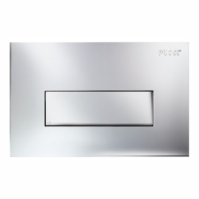 Pucci Placca di comando LINEA cromata per cassetta sara