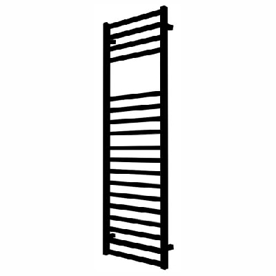 APM Termoarredo Scaldasalviette in acciaio verniciato nero QUADRO H 1510 Interasse 460