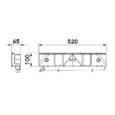 Tecnosystemi Professional Plus predisposizione con coperchio e viti 11100116V