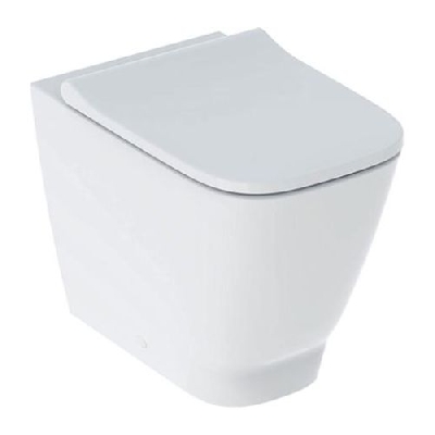 WC GEBERIT Smyle Square a terra rimfree con coprivaso soft-close 500.829.00.1