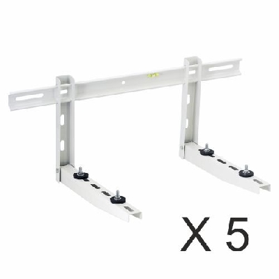 Staffe universali in lamiera zincata 420x400x700 per impianti di condizionamento 5 PEZZI