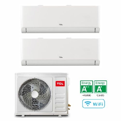 TCL Condizionatore BREEZEIN Serie P5 Dual Split 9000 + 12000 btu inverter WI-FI
