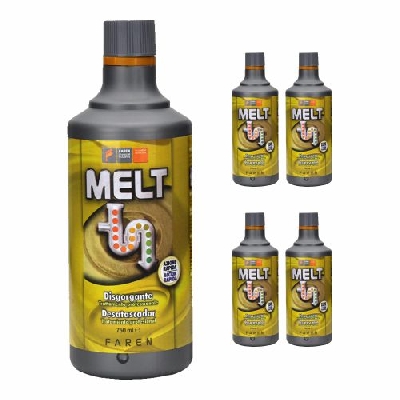 FAREN MELT Disgorgante professionale all'acido solforico ml 750 x 4 PZ