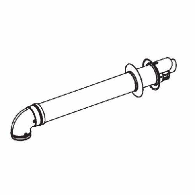 Kit coassiale Ø 600/100 per caldaie a condensazione Beretta