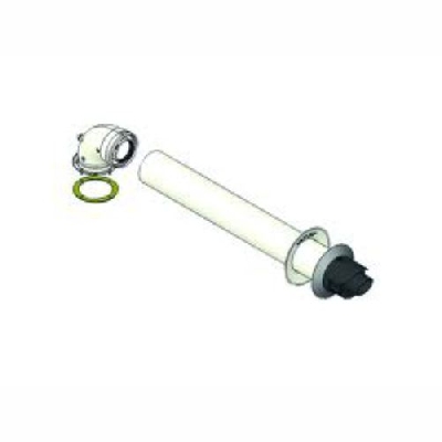 Kit uscita coassiale a parete Ø 60/100 per scaldabagno a gas Savio