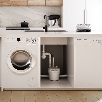 SFA Watersan 11 Pompa acque grigie per lavabo, lavatrice, lavastoviglie, doccia e bidet WS11