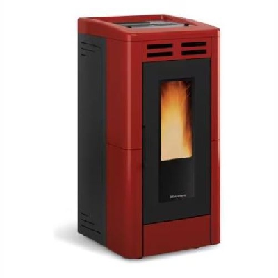La nordica Extraflame Stufa a pellet canalizzata ANATASIA PLUS bordeaux