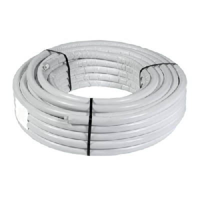 Tubo Multistrato Coibentato sp. 10 mm bianco 26x3 per condizionamento rotolo 50 mt