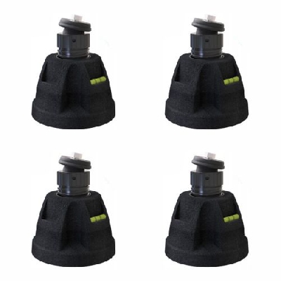 Piedino a pavimento antivibrante in gomma vulcanizzata SBR ZEUS Hight articulated per climatizzatori e chiller