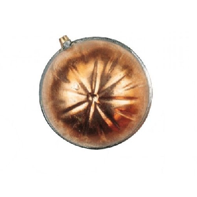 Sfera rame tonda con nervature Ø 90