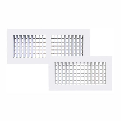 Tecnosystemi Bocchetta di mandata e ripresa in plastica ABS bianca anticondensa 500x150