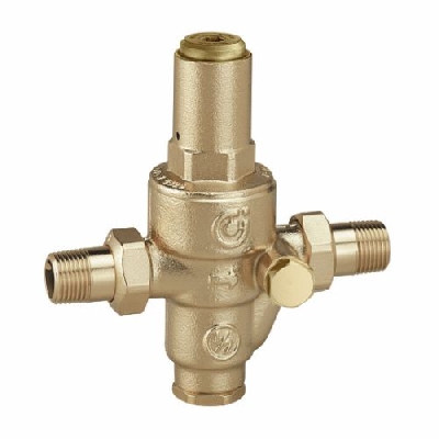 Caleffi Riduttore di pressione di secondo stadio, con cartuccia estraibile 1 1/4" con attacco manometro 1/4" 536075