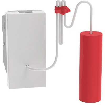 BTcino MatixGo Pulsante tirante 1P bianco JW4033