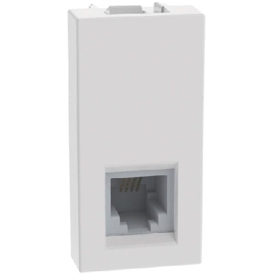 BTicino MatixGo Connettore RJ11 K10 bianco JW4258RJ11