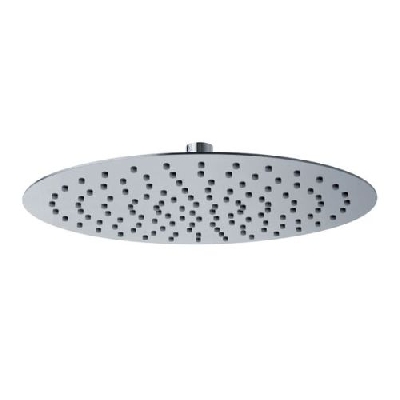 Soffione doccia tondo acciaio inox ultrasottile cromato Diam. cm 25