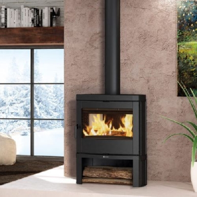 Stufa a legna JENNIFER 2.0 EPS in ghisa smaltata La nordica Extraflame