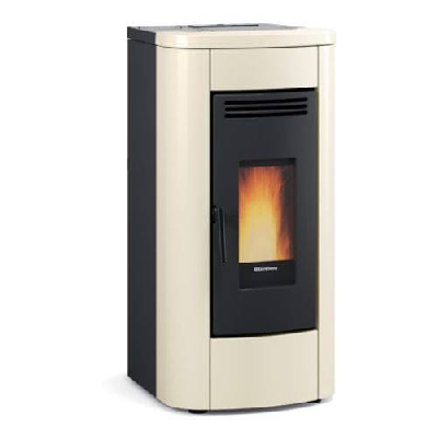 Stufa a pellet ventilata KLAUDIA avorio La nordica Extraflame